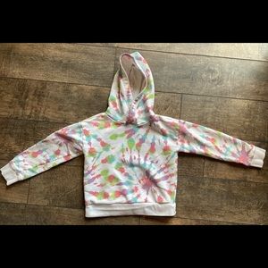 Crewcuts Girls Tie Dye Hoodie Sweatshirt Size 6-7